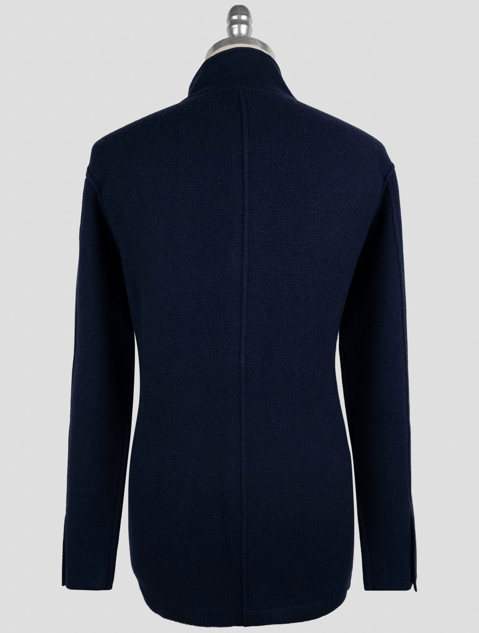 Kiton Blue Cashmere Sweater Cardigan