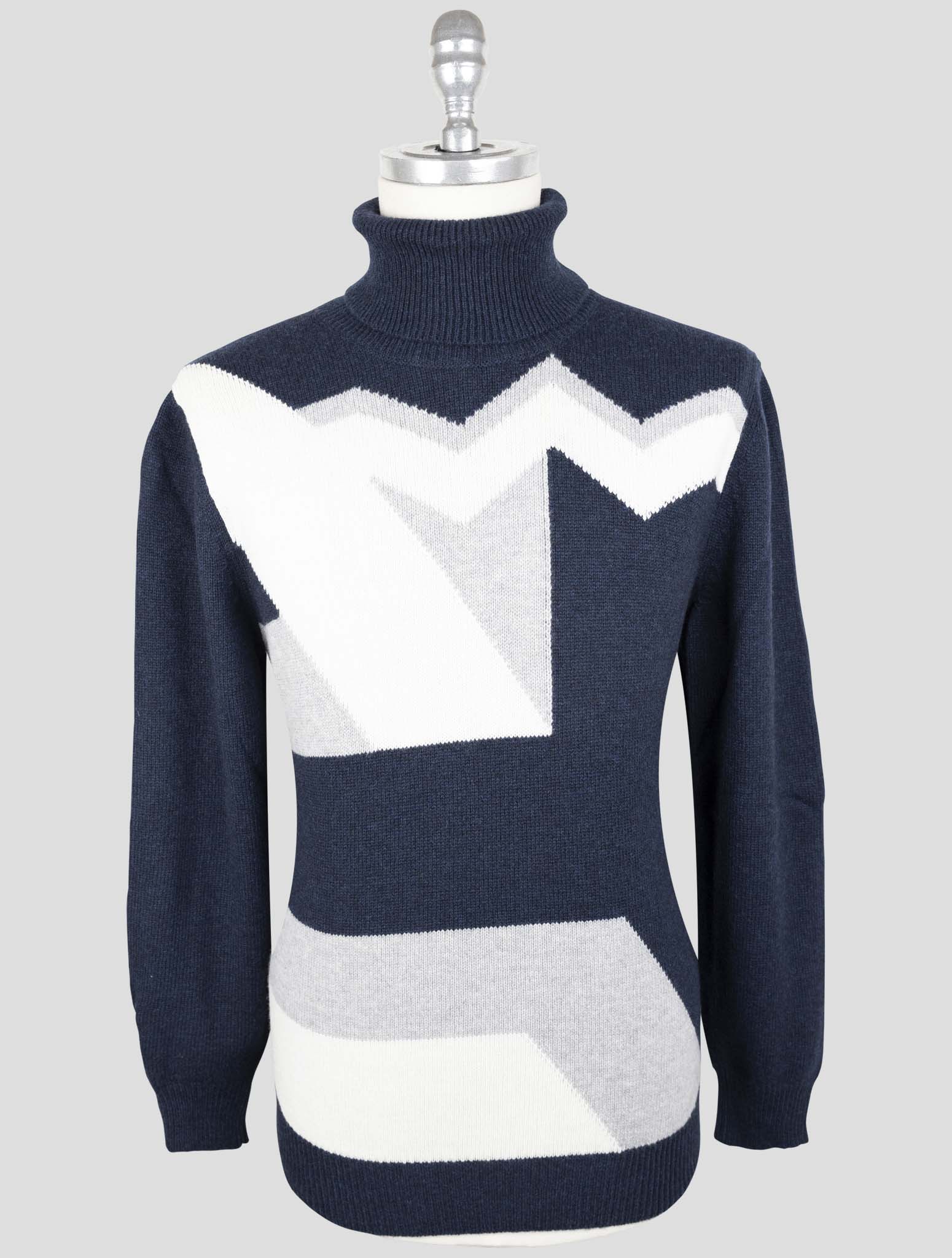 Kiton Multicolor Cashmere Sweater Turtleneck