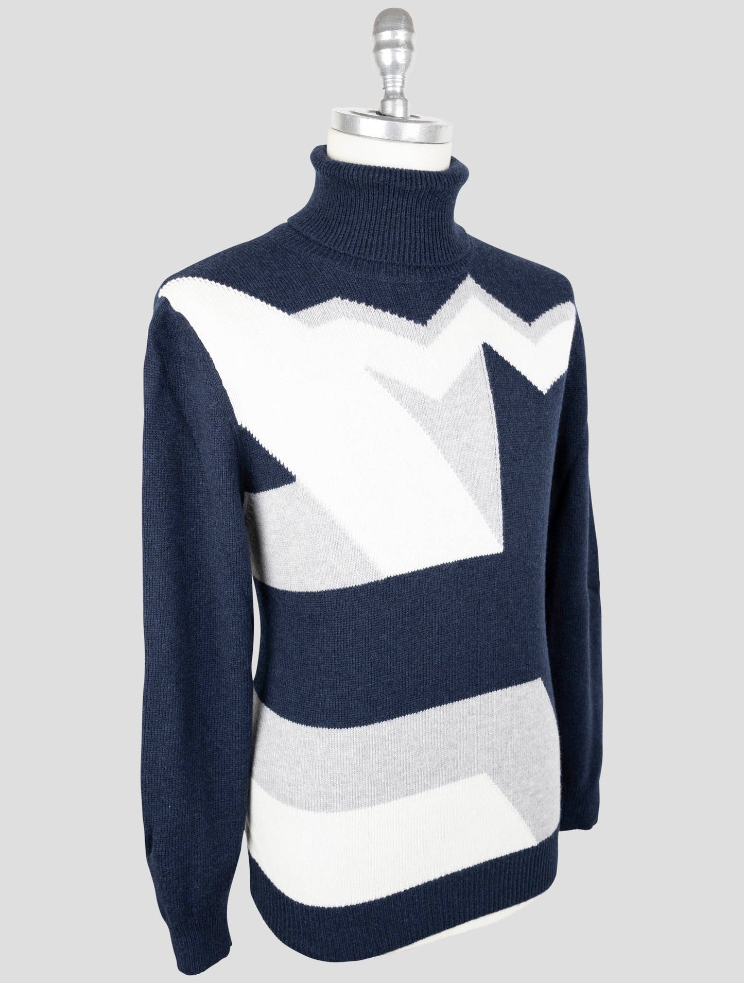 Kiton Multicolor Cashmere Sweater Turtleneck