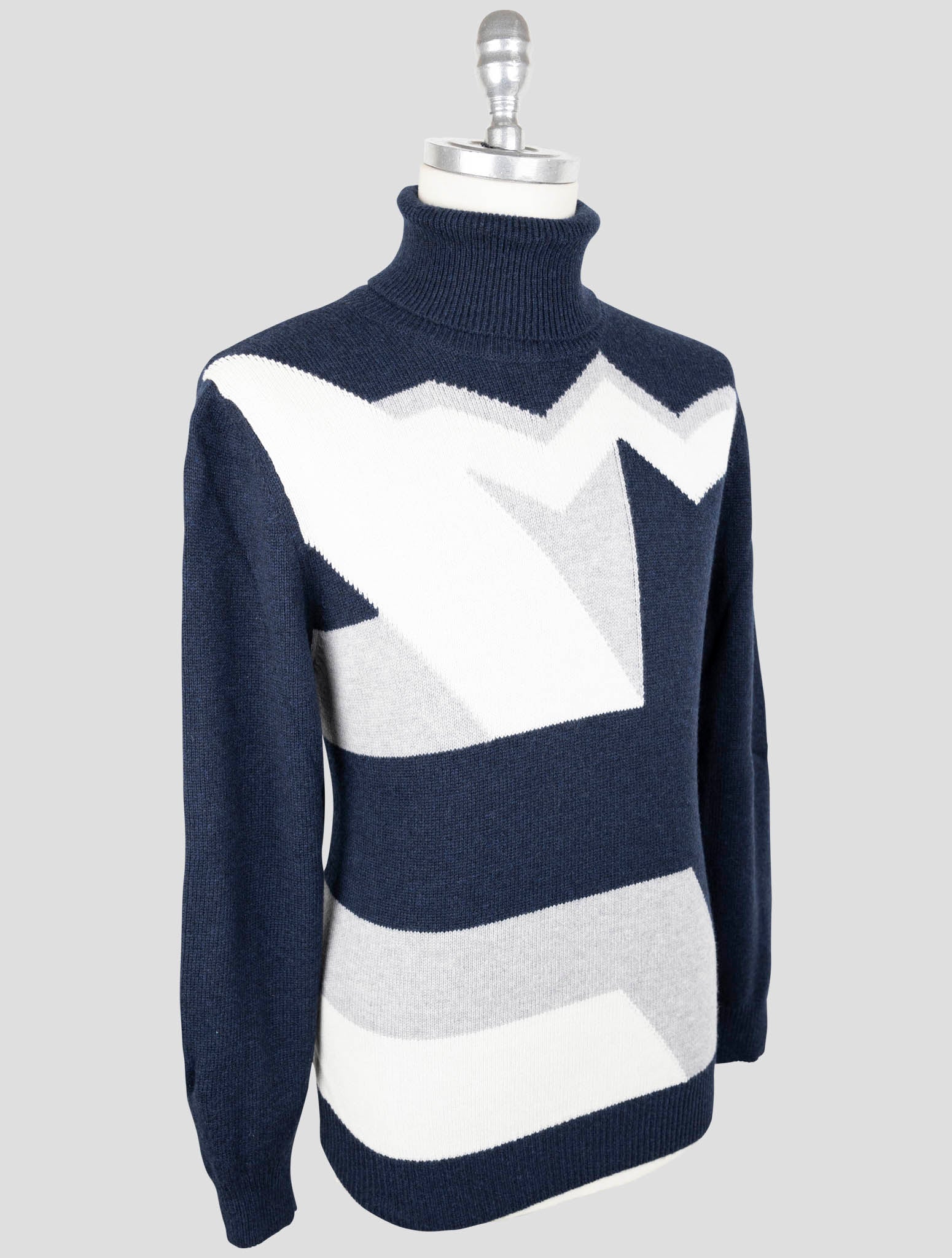 Kiton Multicolor Cashmere Sweater Turtleneck