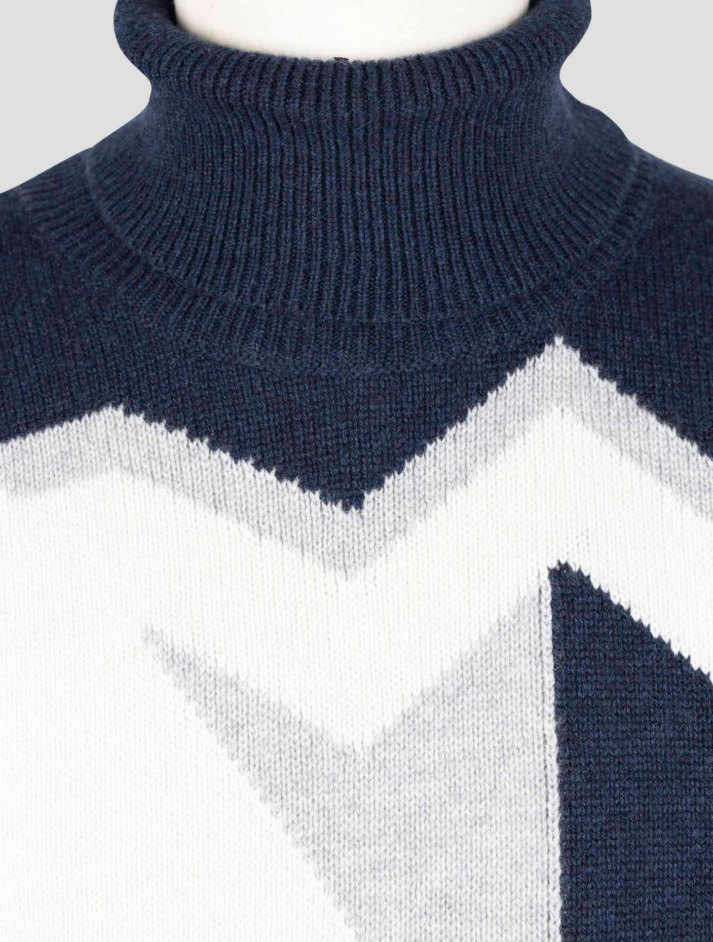 Kiton Multicolor Cashmere Sweater Turtleneck