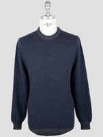 Kiton Blue Cashmere Sweater Crewneck