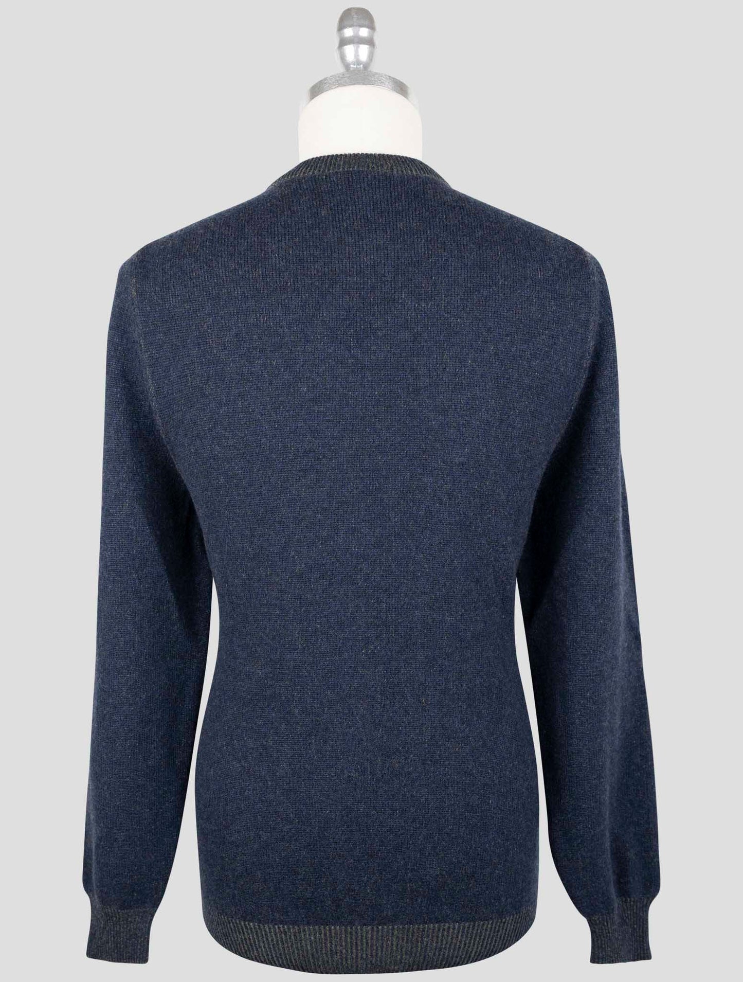 Kiton Blue Cashmere Sweater Crewneck