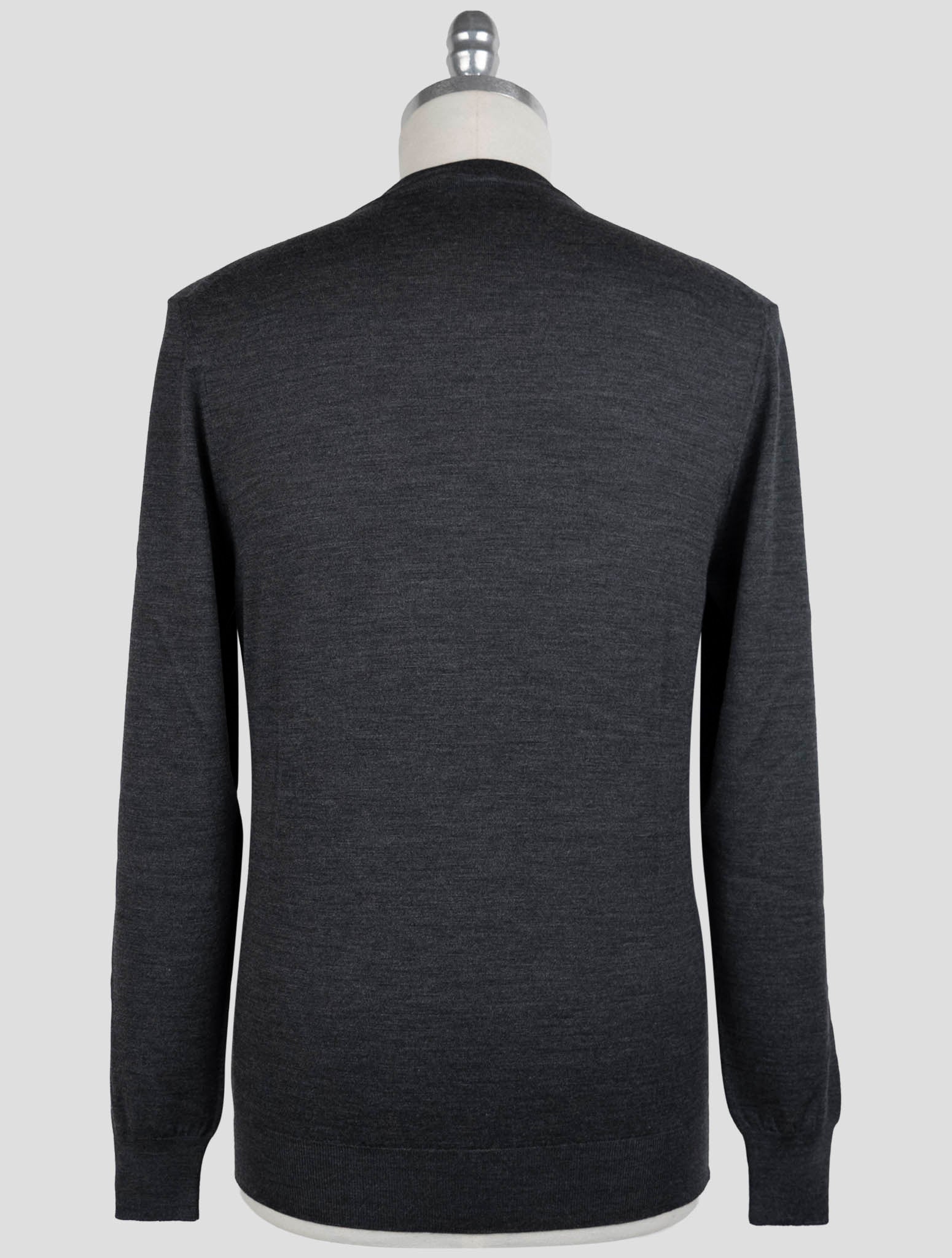 Kiton gray Wool Sweater Crewneck