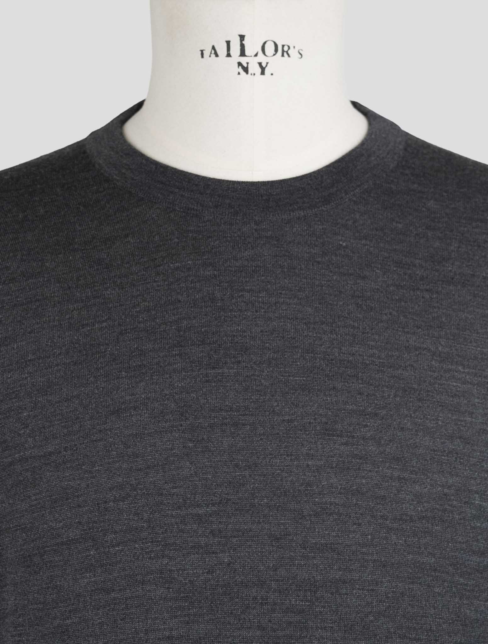 Kiton gray Wool Sweater Crewneck