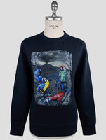 Kiton Black Cotton Ea Sweater Crewneck