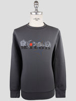 Kiton Gray Cotton Ea Sweater Crewneck