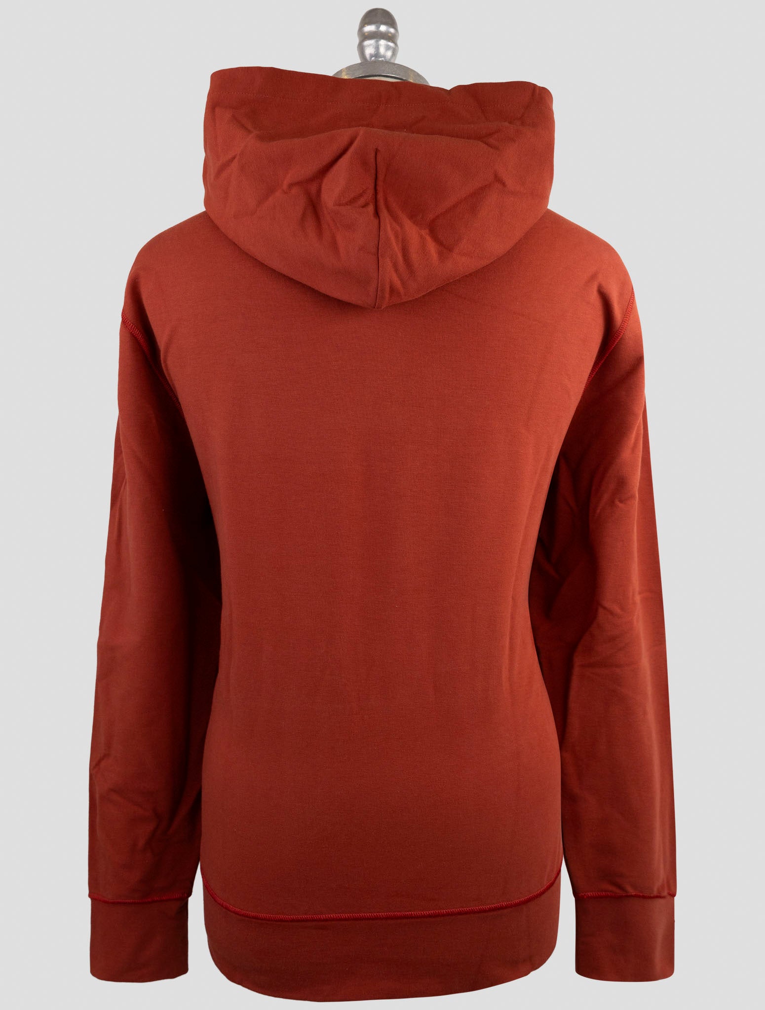 Kiton Red Cotton Ea Sweater Full Zip