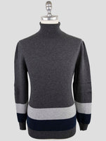 Kiton Gray Cashmere Sweater Turtleneck
