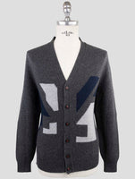 Kiton Gray Cashmere Sweater Cardigan