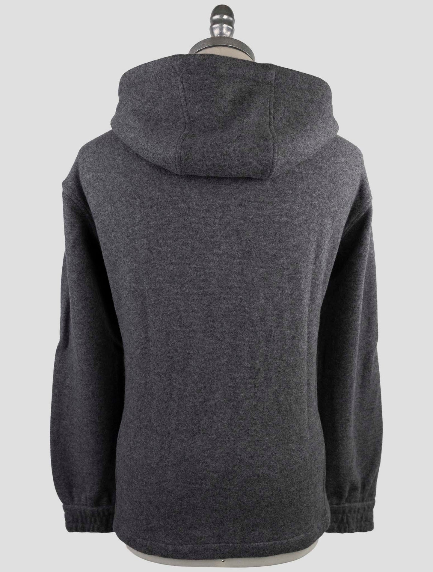Kiton Gray Cashmere Pa Sweater Full Zip