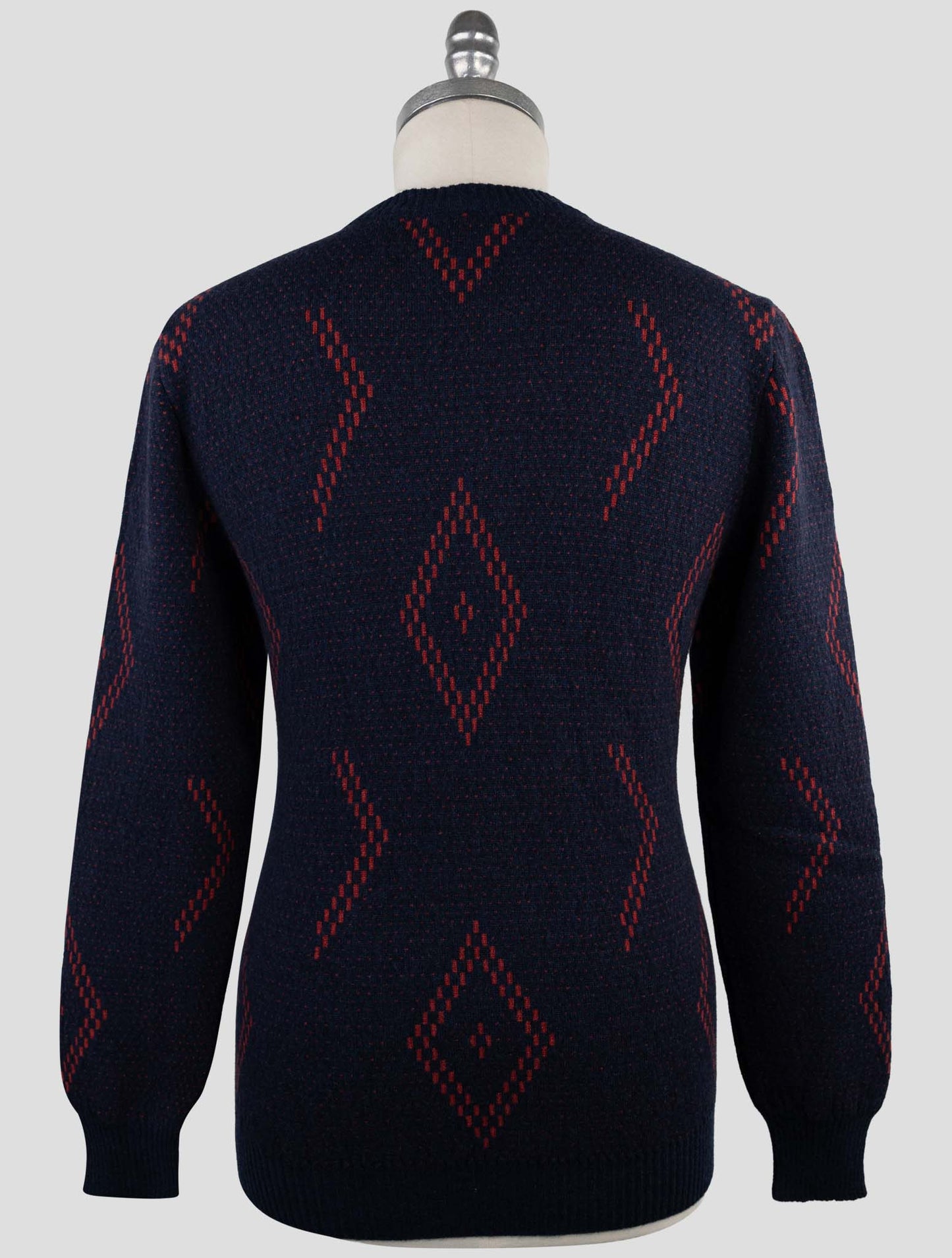 Kiton Blue Cashmere Sweater Crewneck