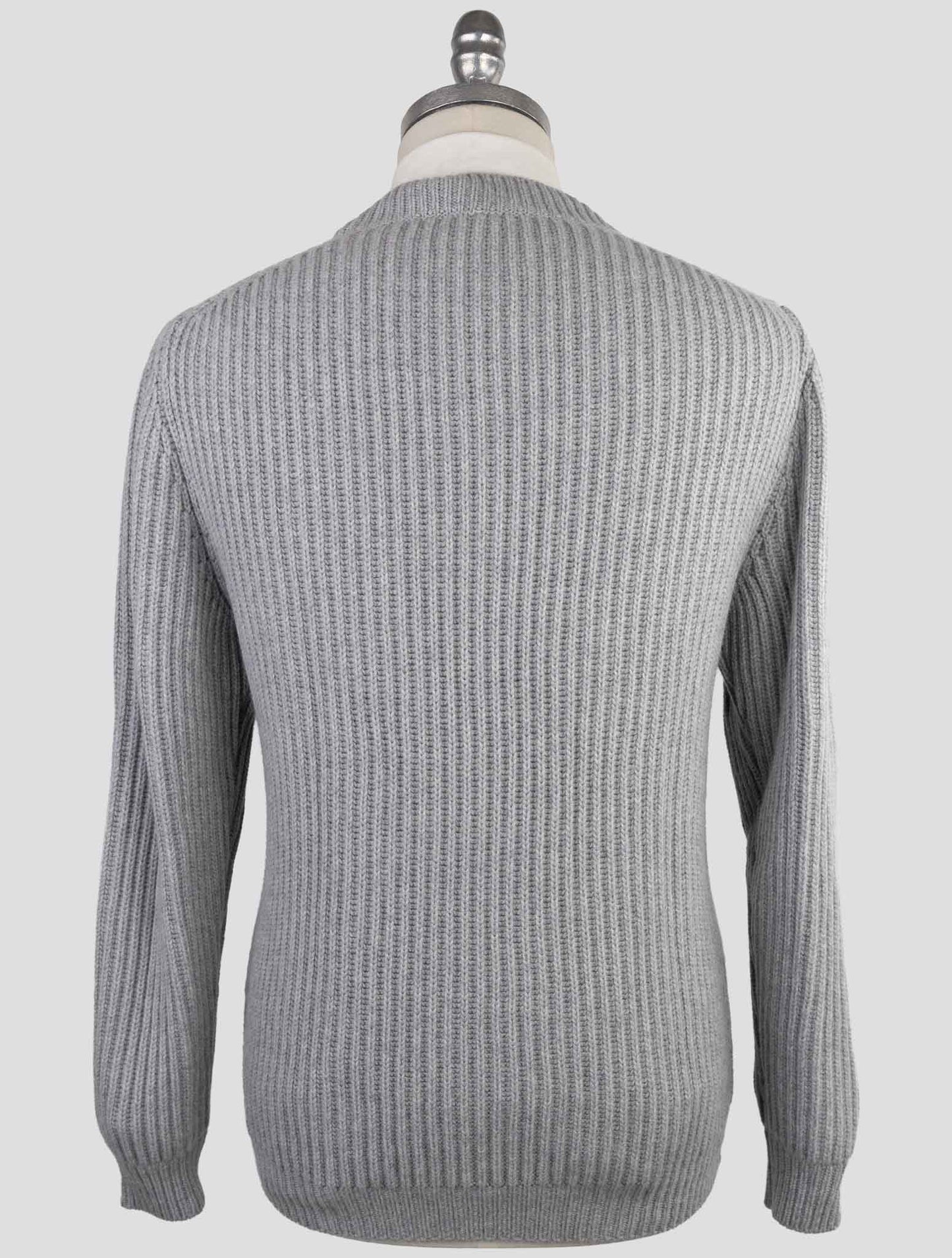 Kiton Gray Cashmere Sweater Cardigan