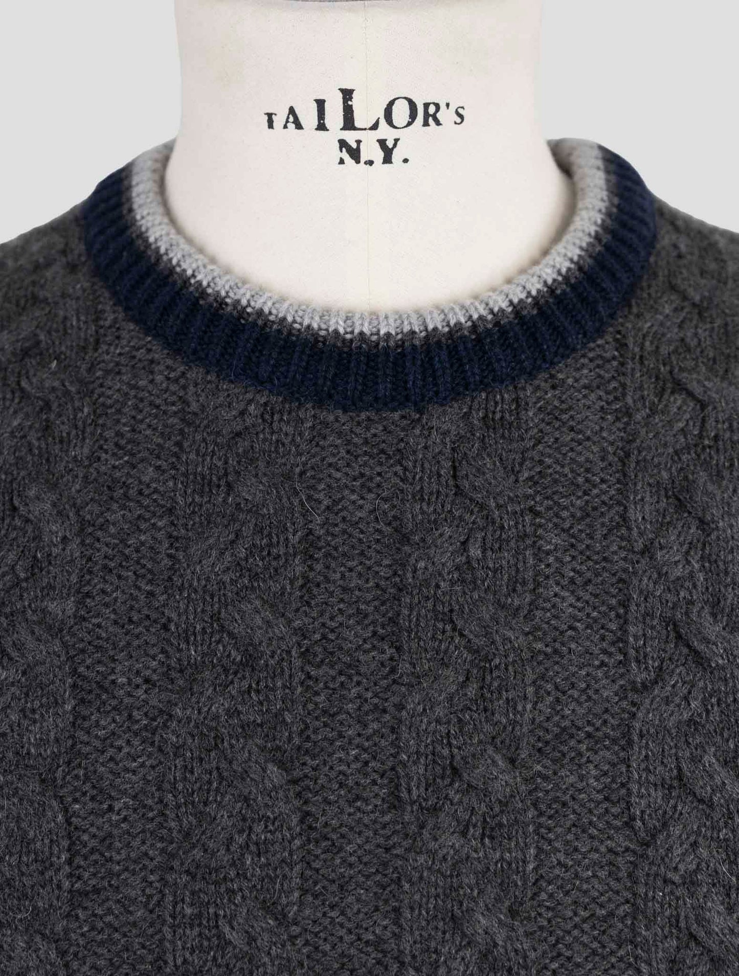 Kiton Multicolor Cashmere Sweater Crewneck