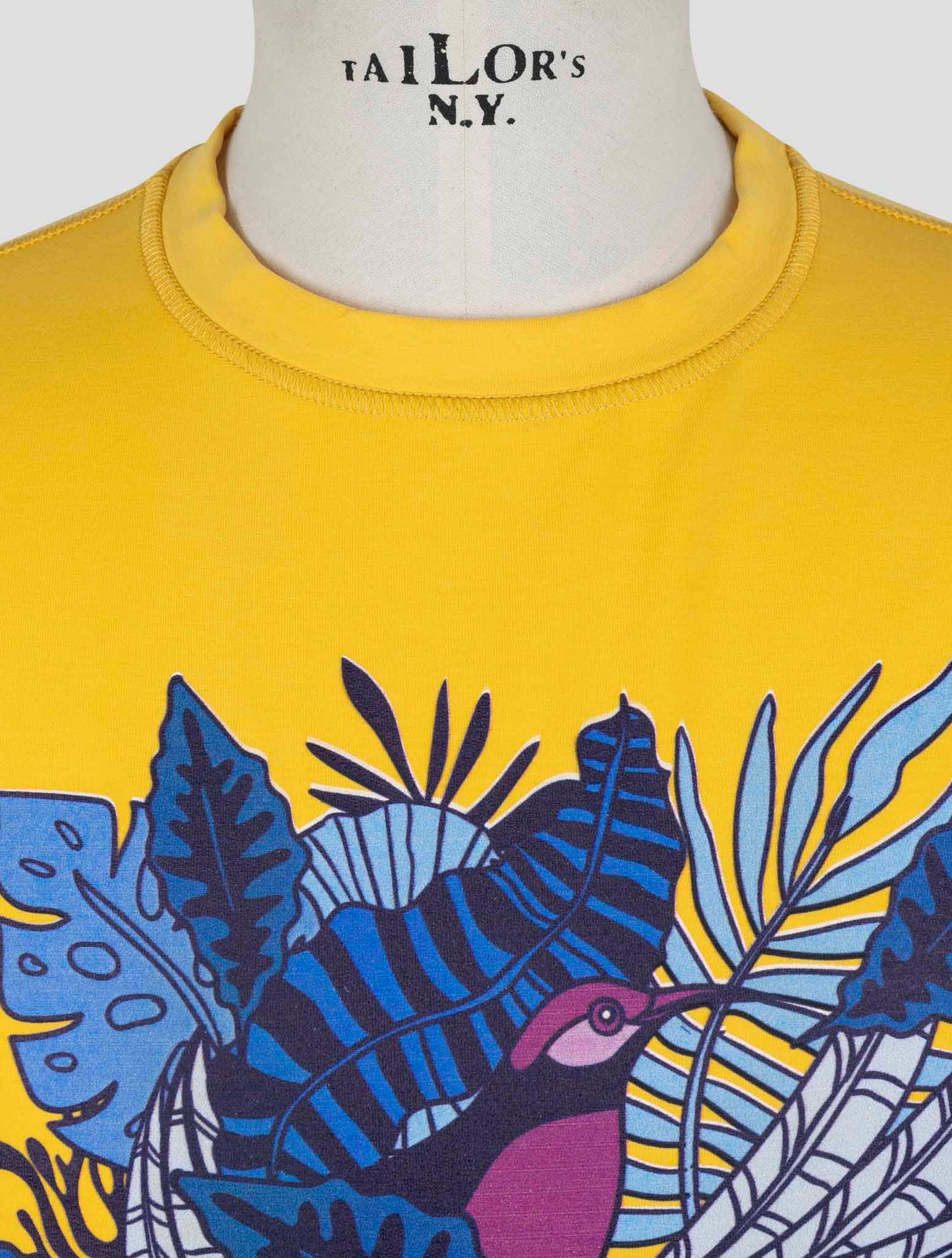 Kiton Yellow Cotton Ea Sweater Crewneck