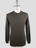 Kiton Green Cashmere Silk Sweater Crewneck