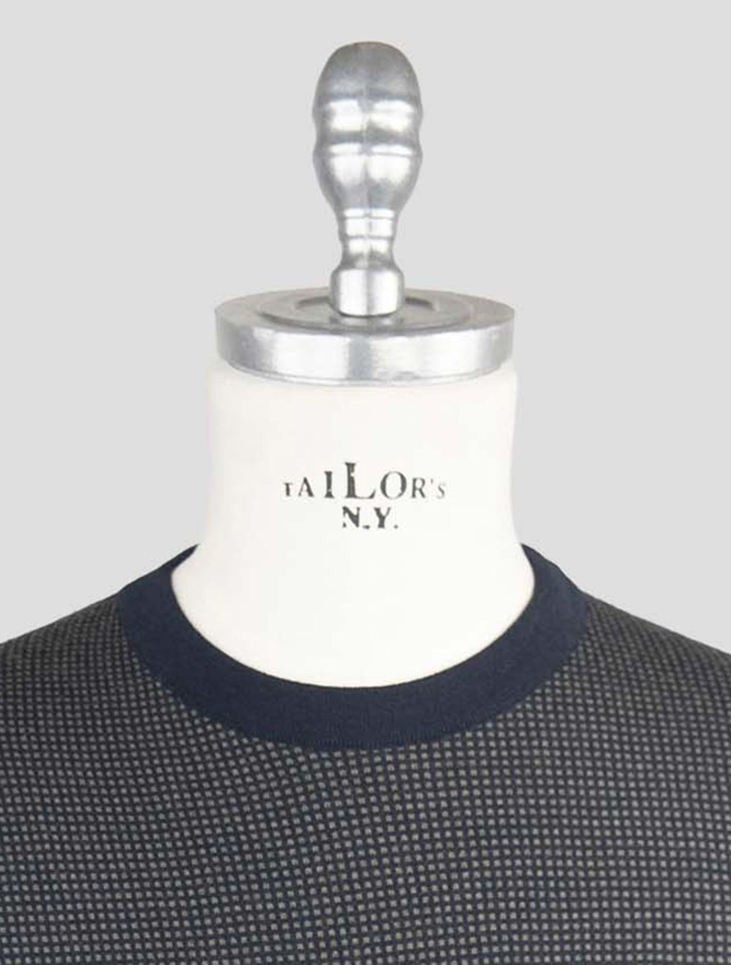 Kiton Blue Cashmere Silk Sweater Crewneck