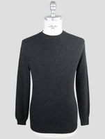 Kiton Dark Gray Cashmere Sweater V-Neck