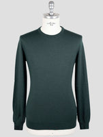 Kiton Green Cashmere Silk Sweater Crewneck