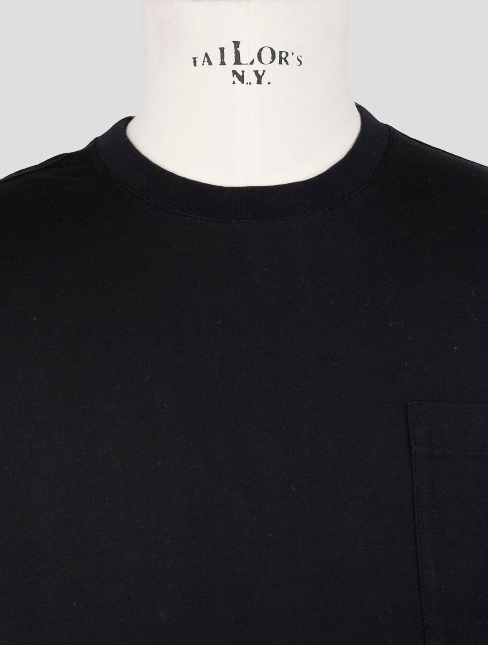 Kiton Knt Black Cotton T-Shirt