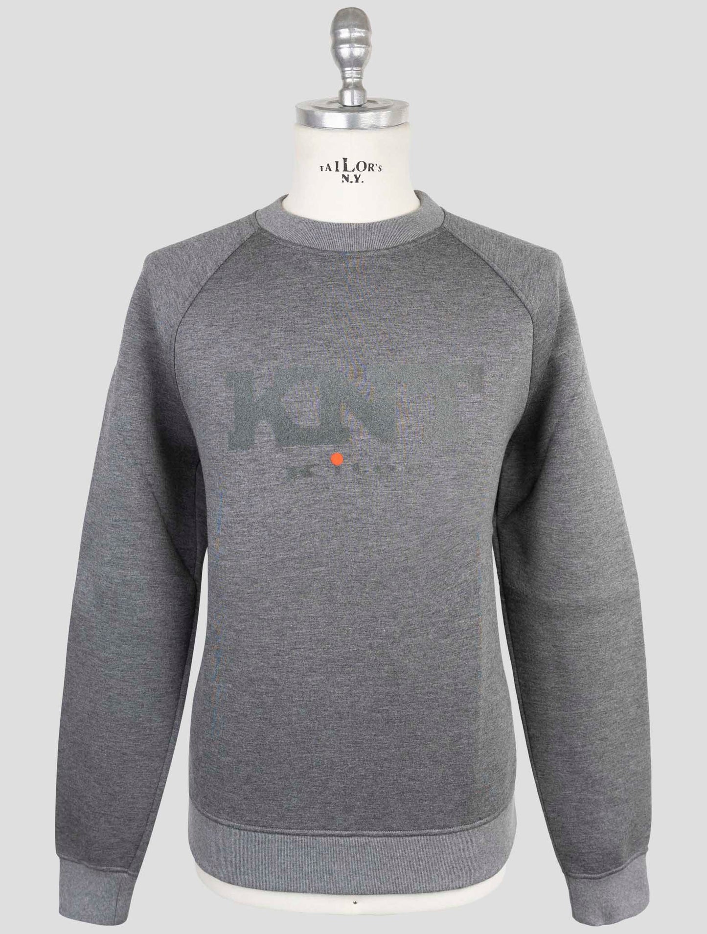 Kiton Knt Gray Viscose Ea Sweater Crewneck