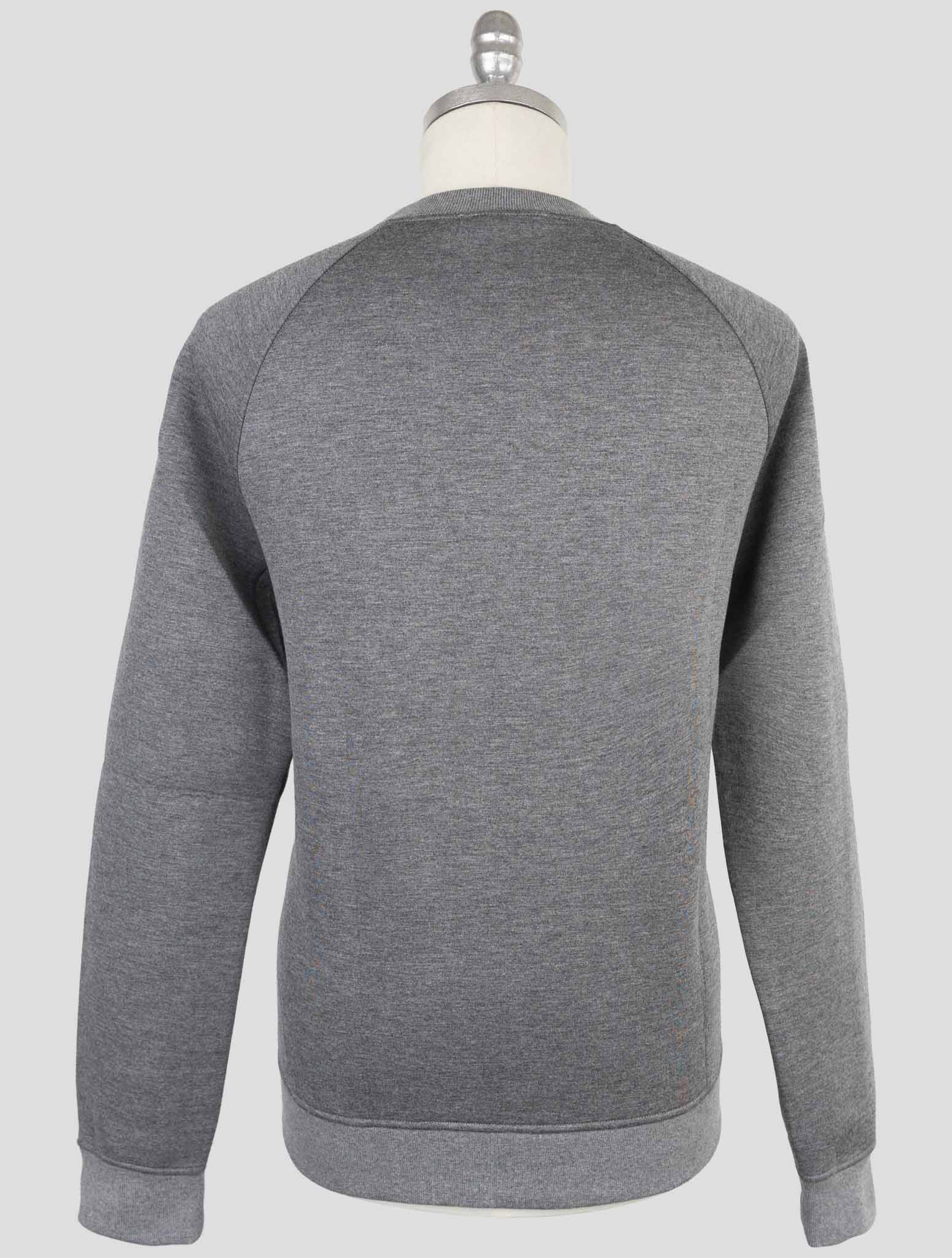 Kiton Knt Gray Viscose Ea Sweater Crewneck
