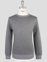 Kiton Knt Gray Viscose Ea Sweater Crewneck