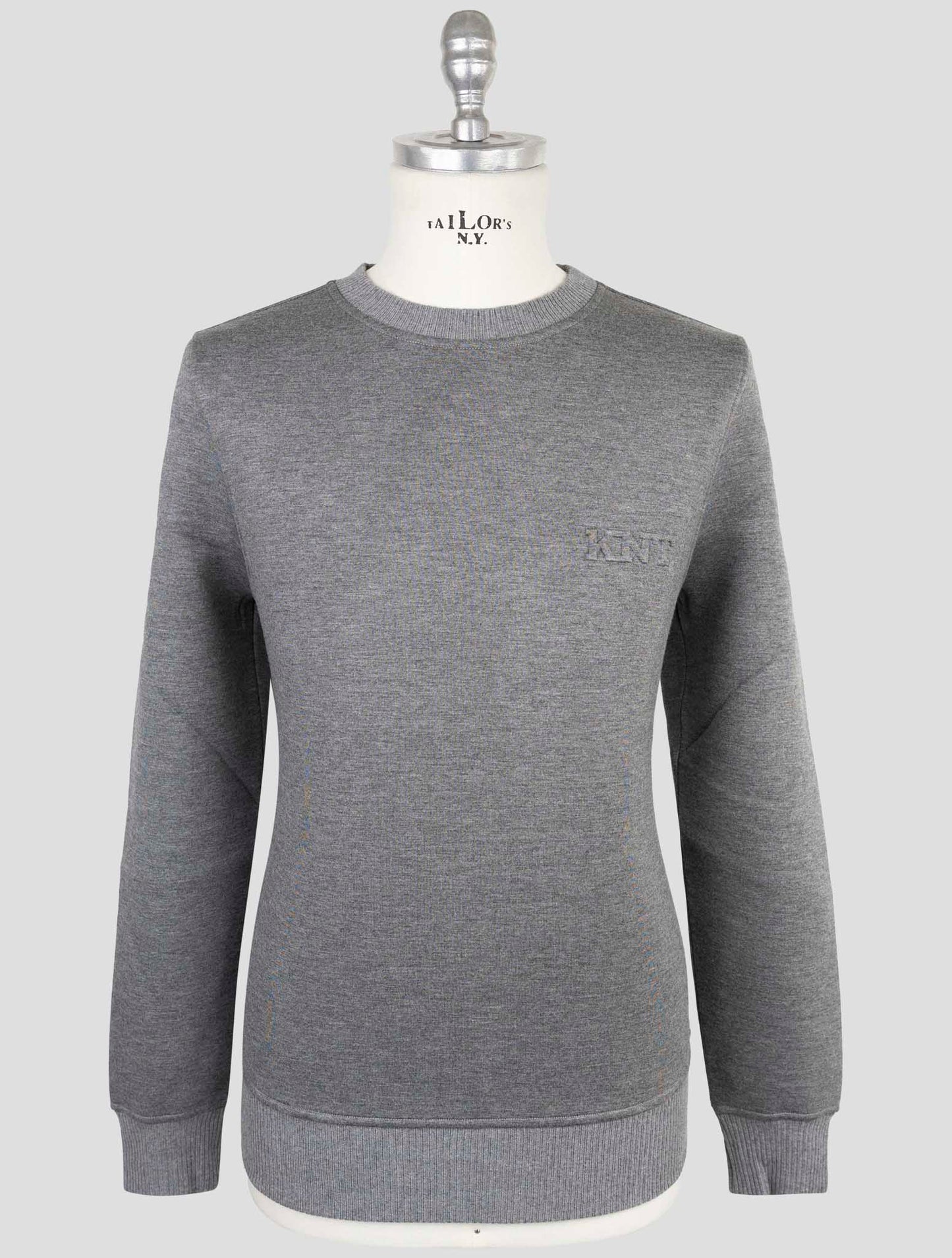 Kiton Knt Gray Viscose Ea Sweater Crewneck