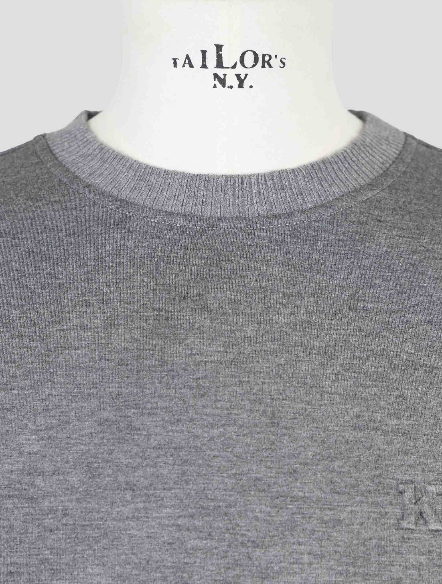 Kiton Knt Gray Viscose Ea Sweater Crewneck