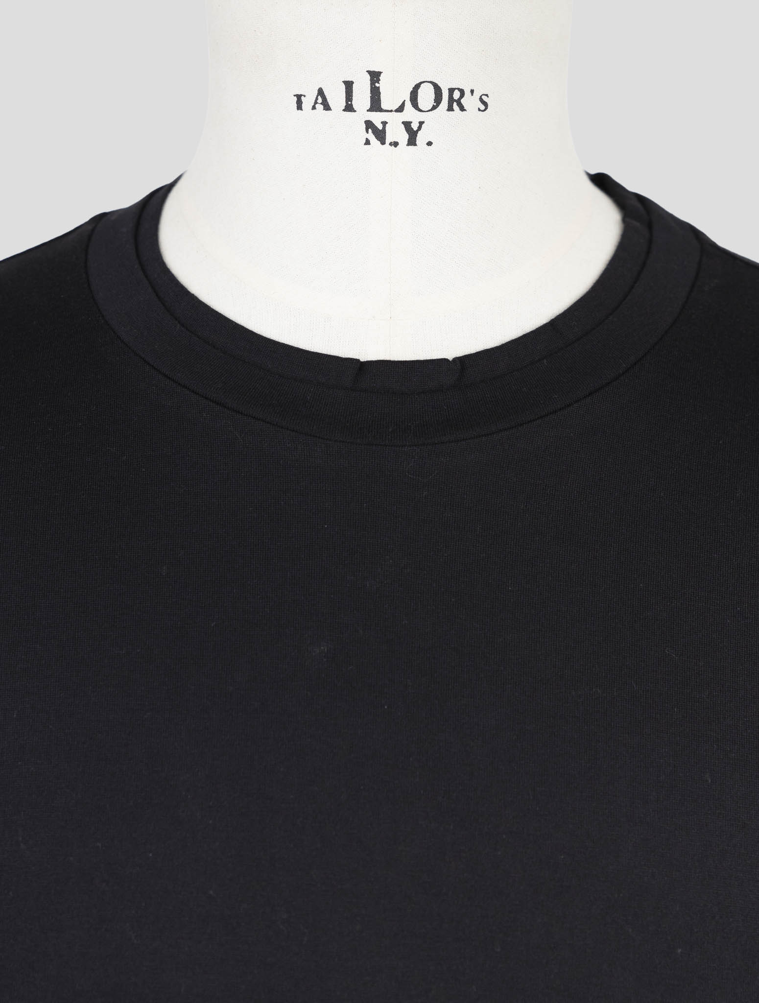 Kiton Knt Black Cotton Sweater Crewneck