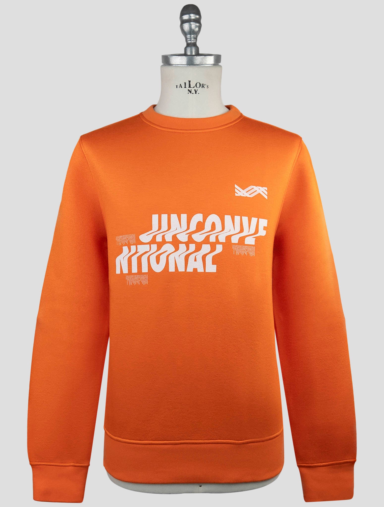 Kiton Knt Orange Viscose Ea Sweater Crewneck
