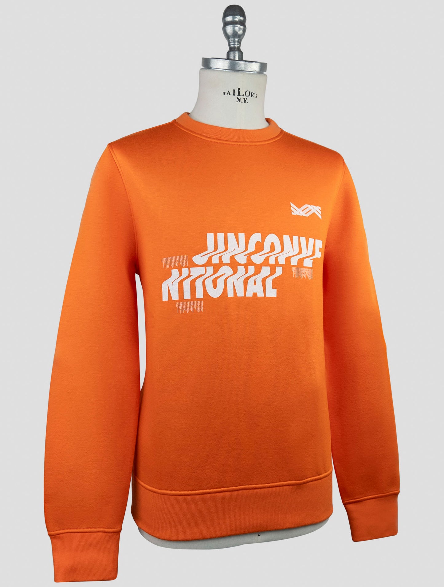 Kiton Knt Orange Viscose Ea Sweater Crewneck