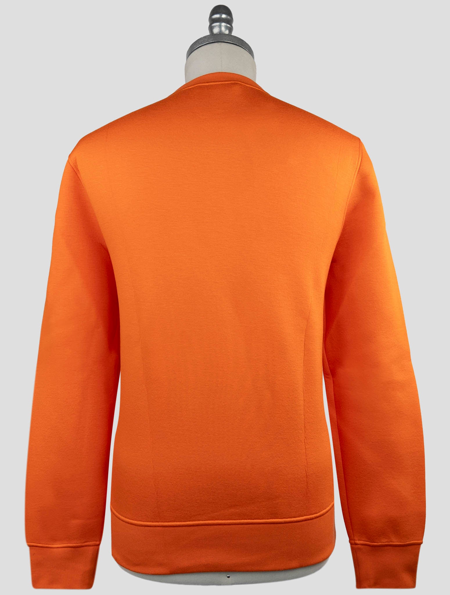 Kiton Knt Orange Viscose Ea Sweater Crewneck