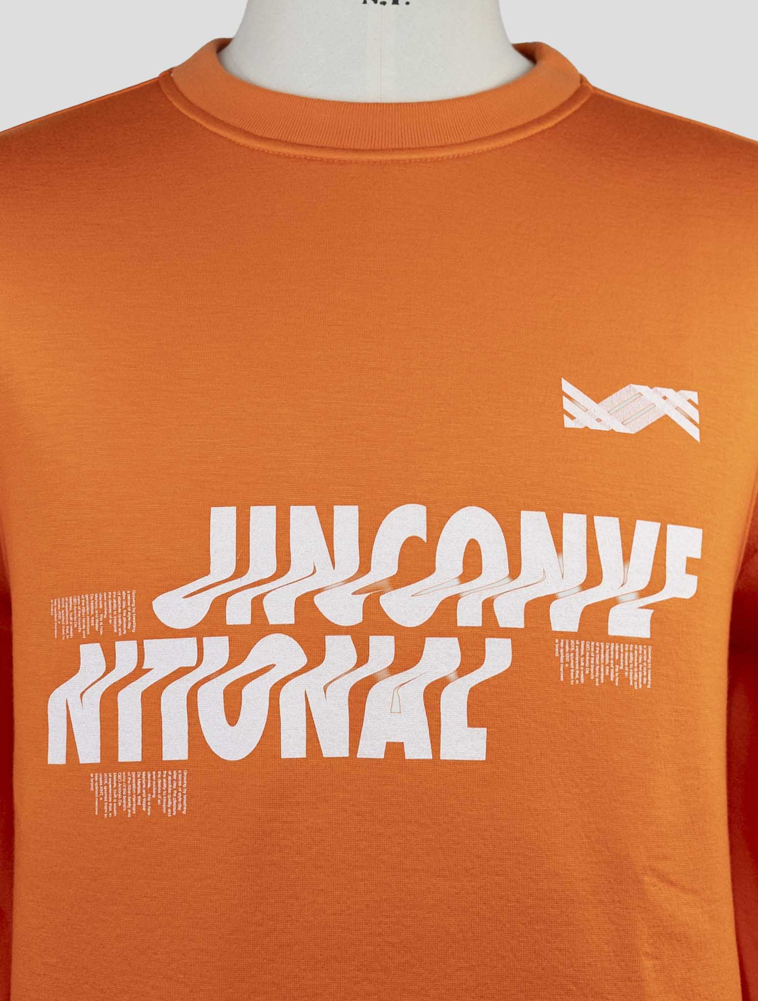 Kiton Knt Orange Viscose Ea Sweater Crewneck