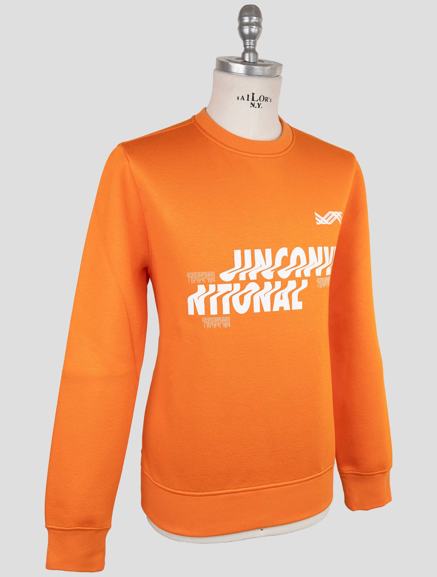 Kiton Knt Orange Viscose Ea Sweater Crewneck