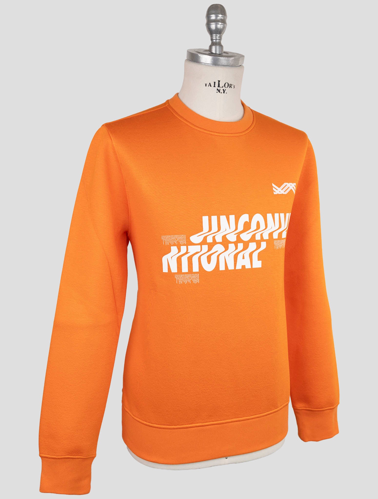 Kiton Knt Orange Viscose Ea Sweater Crewneck