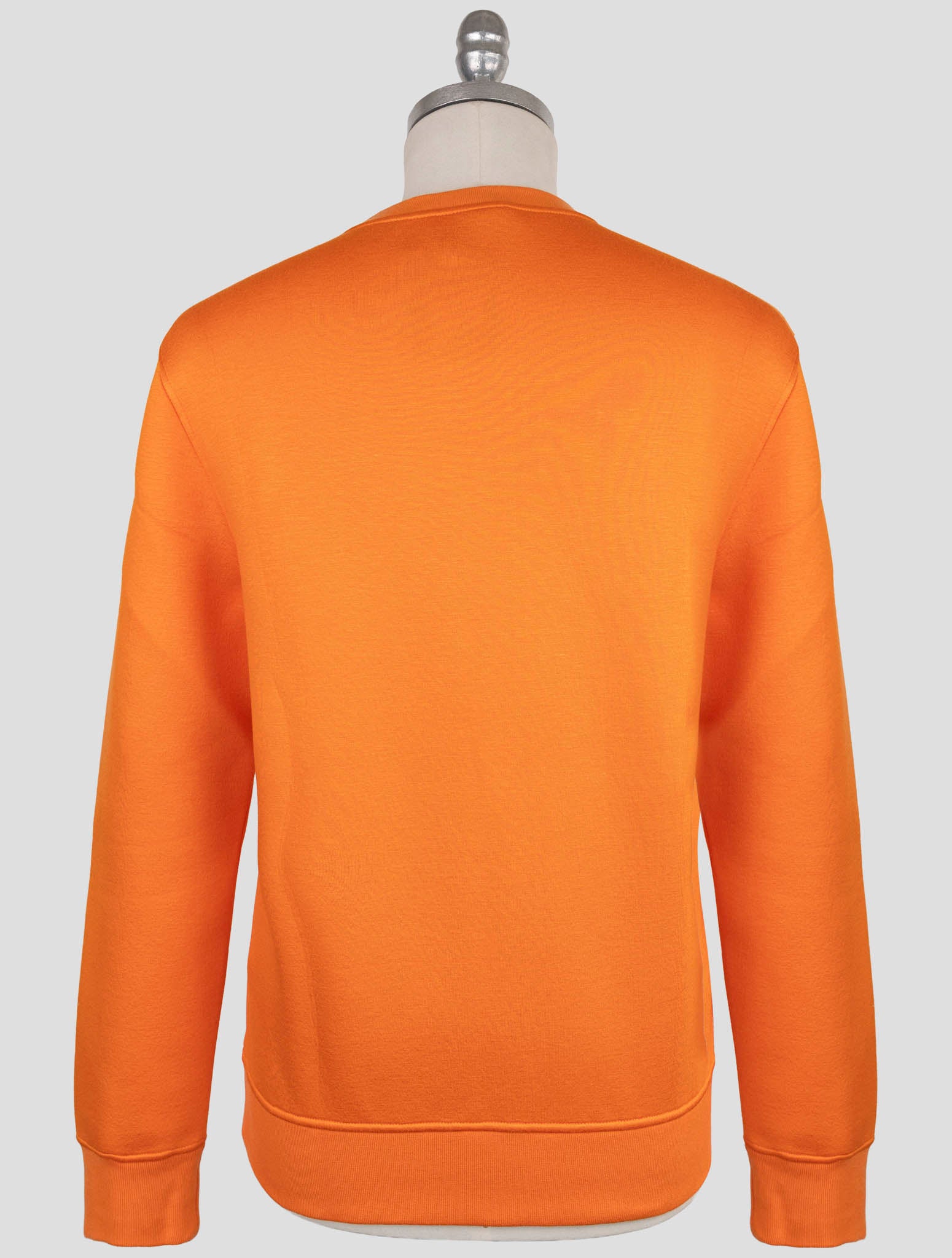 Kiton Knt Orange Viscose Ea Sweater Crewneck
