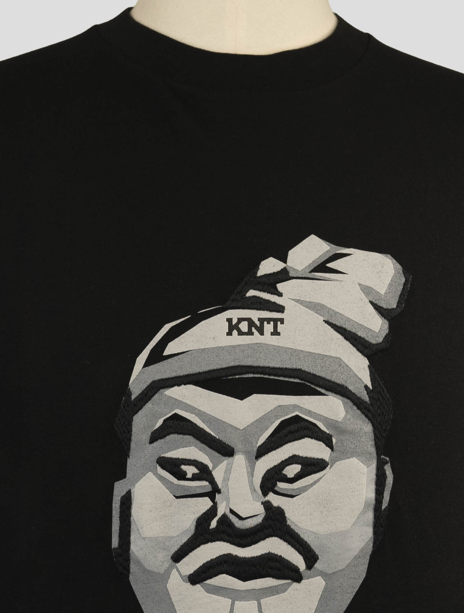 Kiton Knt Black Cotton Special Edition T-Shirt