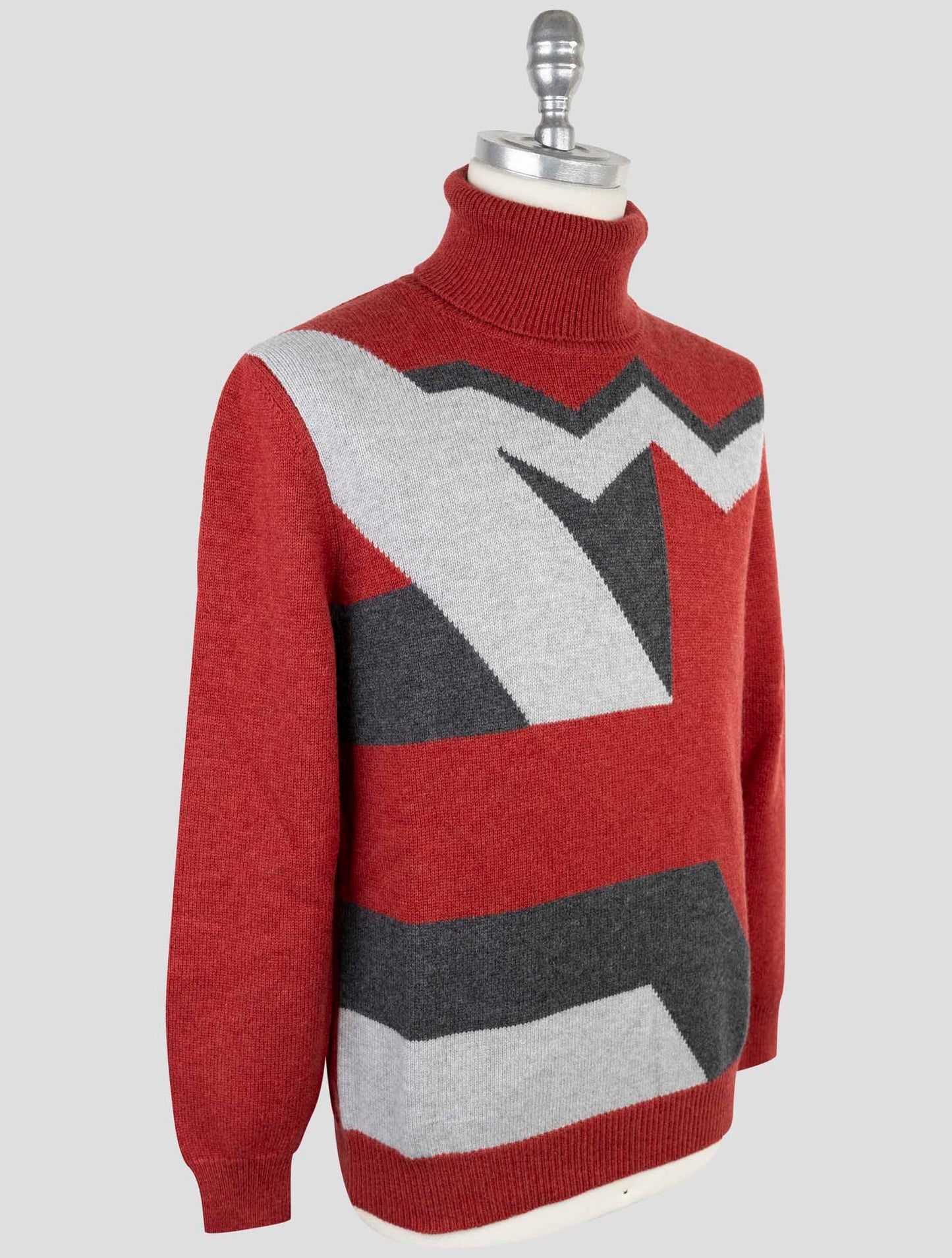 Kiton Multicolor Cashmere Sweater Turtleneck