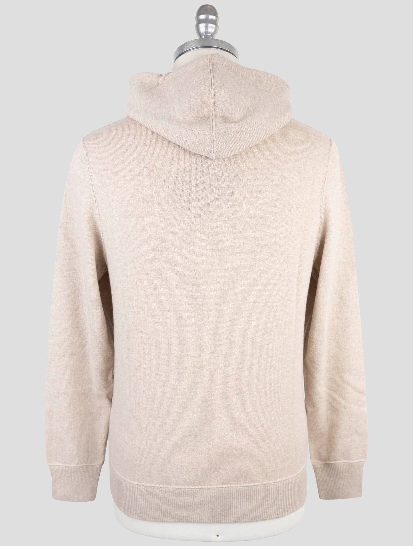 Kiton Beige Cashmere Sweater Full Zip