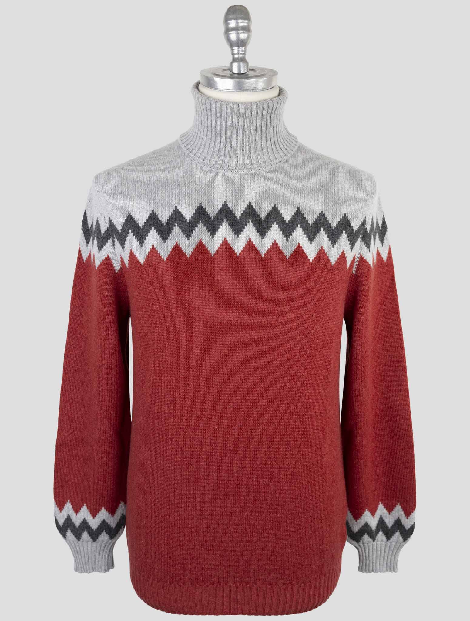 Kiton Multicolor Cashmere Sweater Turtleneck