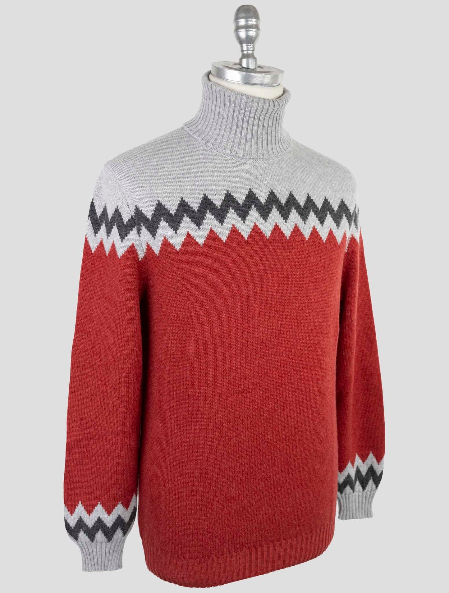 Kiton Multicolor Cashmere Sweater Turtleneck