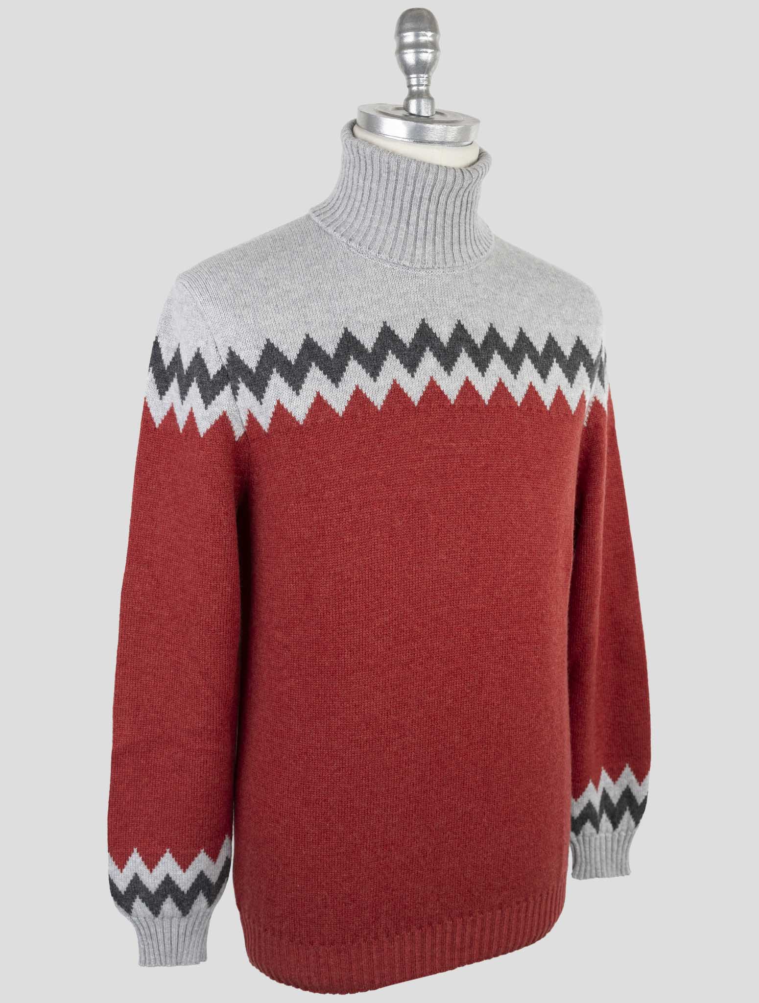 Kiton Multicolor Cashmere Sweater Turtleneck