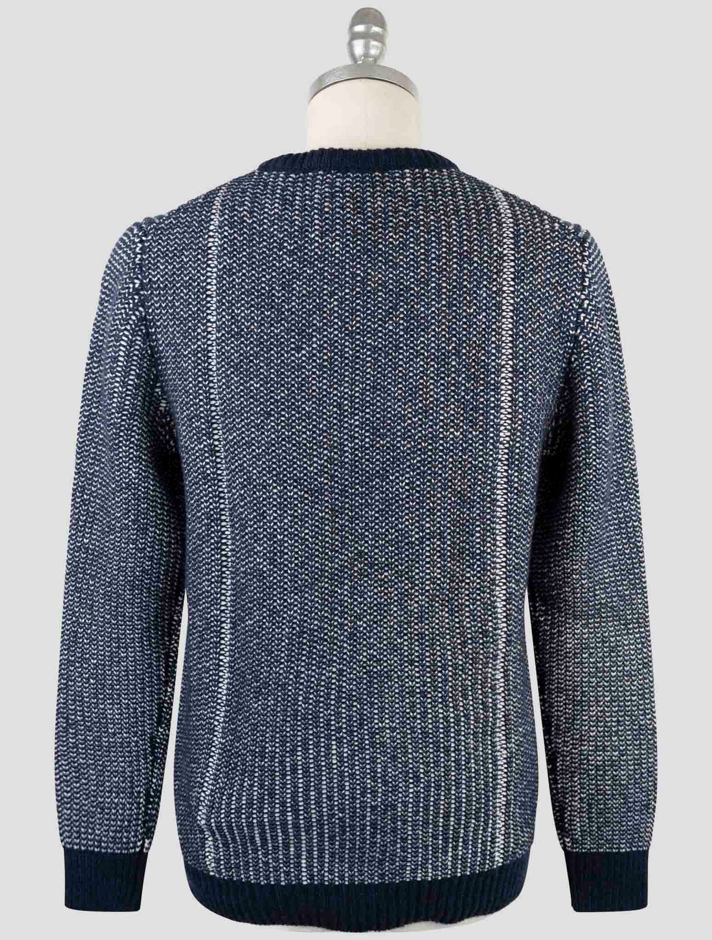 Kiton Blue Cashmere Sweater Crewneck