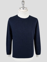 Kiton Blue Cashmere Sweater Turtleneck