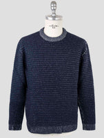 Kiton Blue Cashmere Sweater Crewneck
