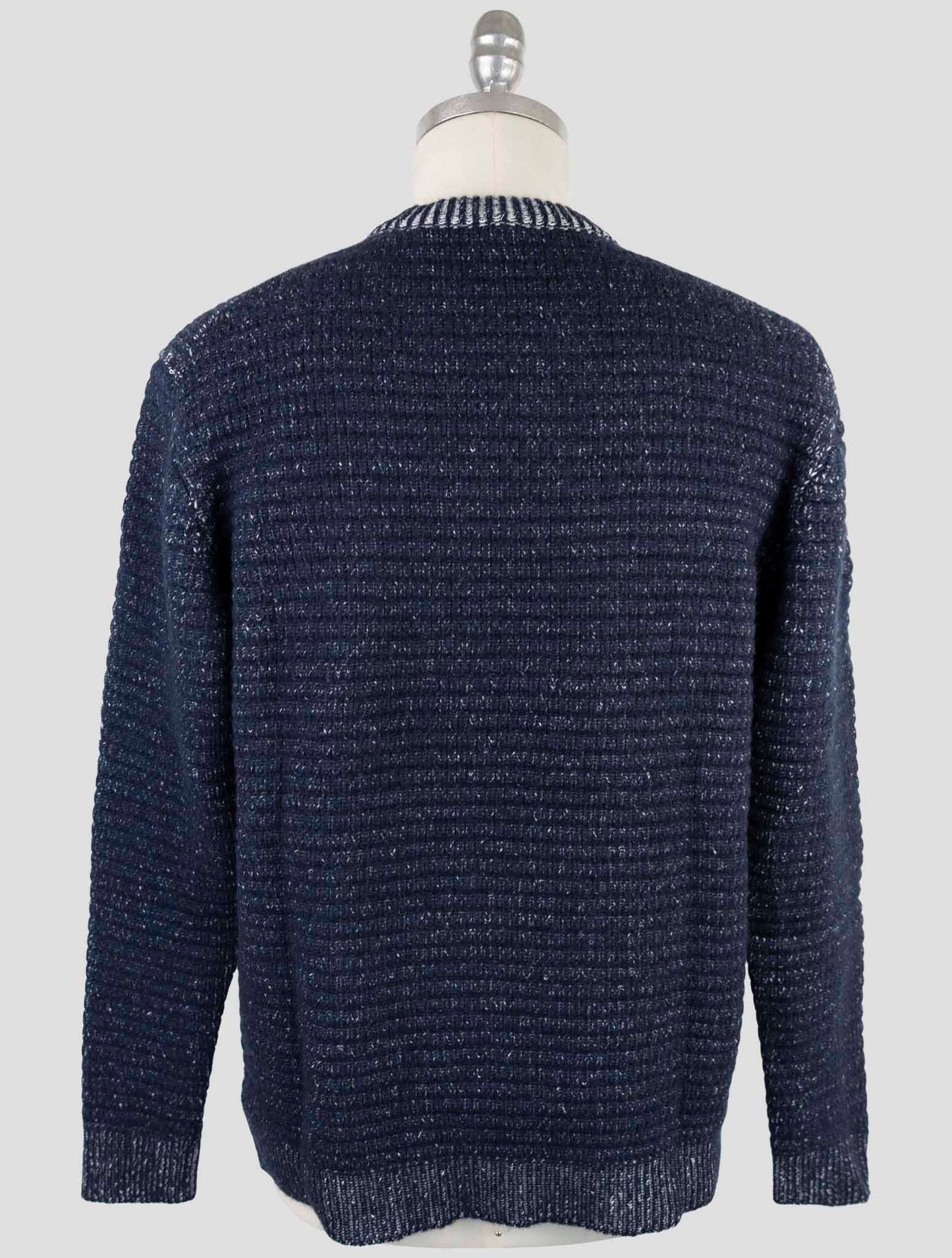 Kiton Blue Cashmere Sweater Crewneck