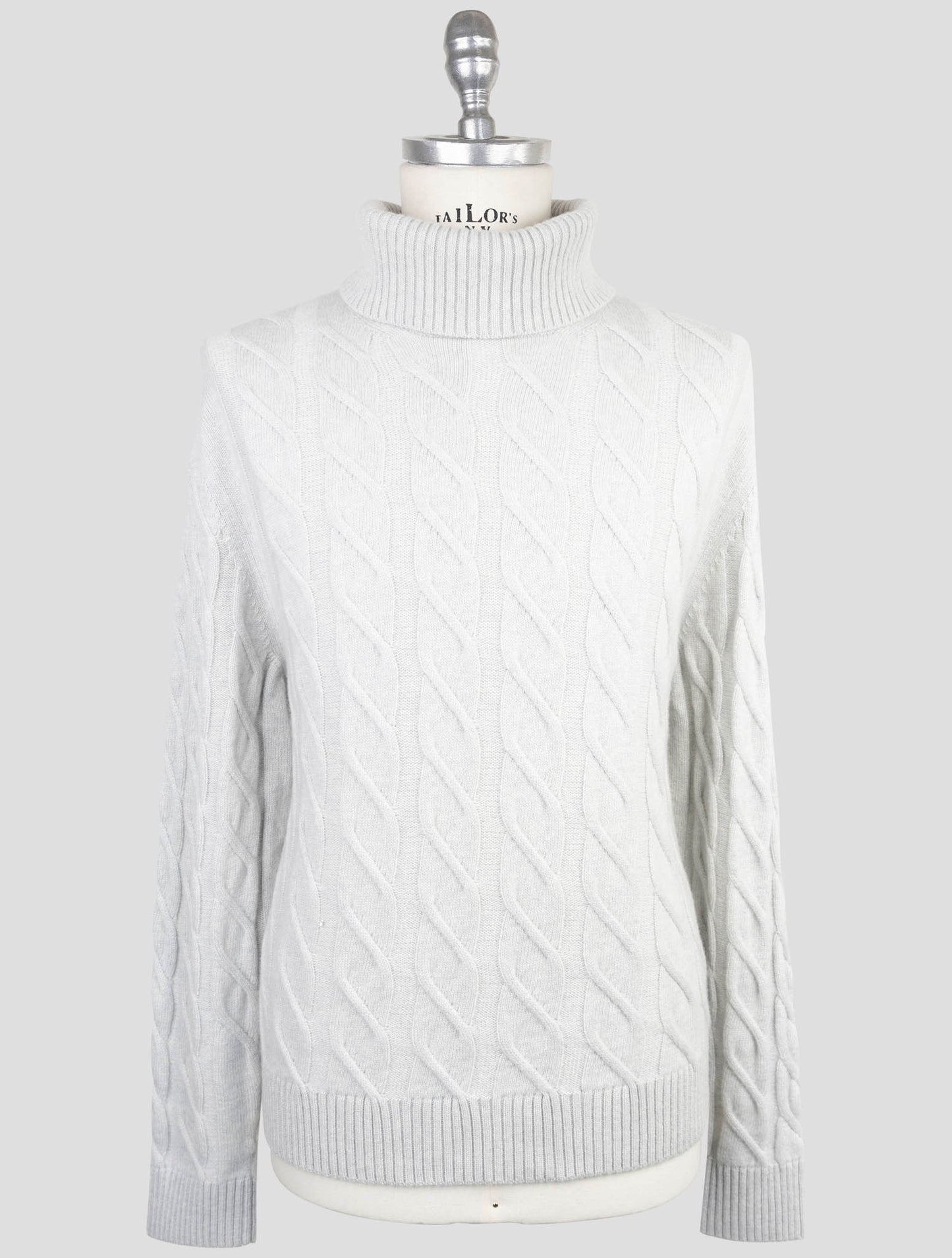 Kiton Gray Cashmere Turtleneck