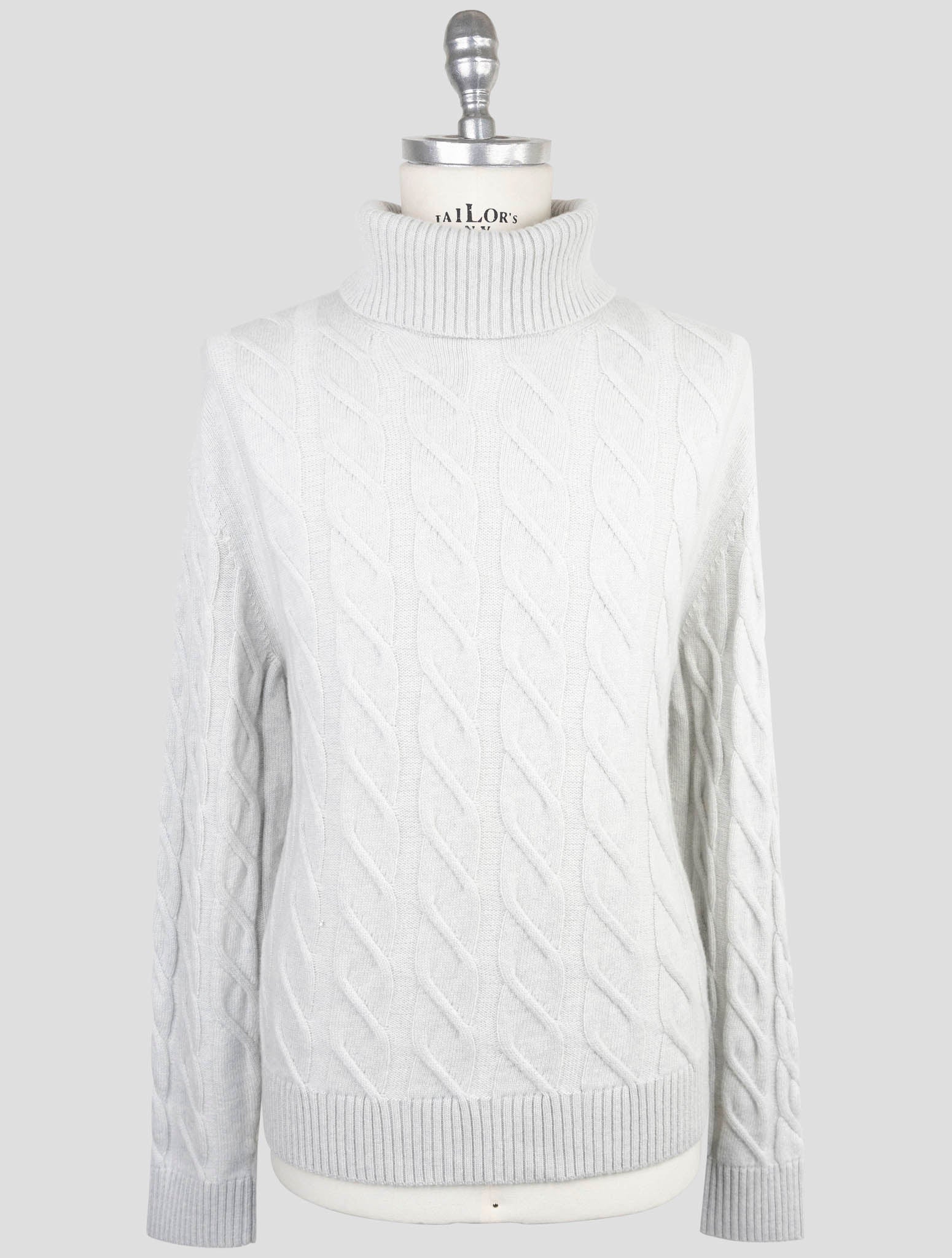 Kiton Gray Cashmere Turtleneck