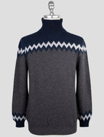 Kiton Multicolor Cashmere Sweater Turtleneck